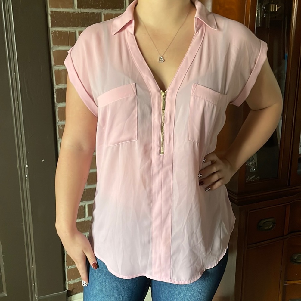 Pink tank top